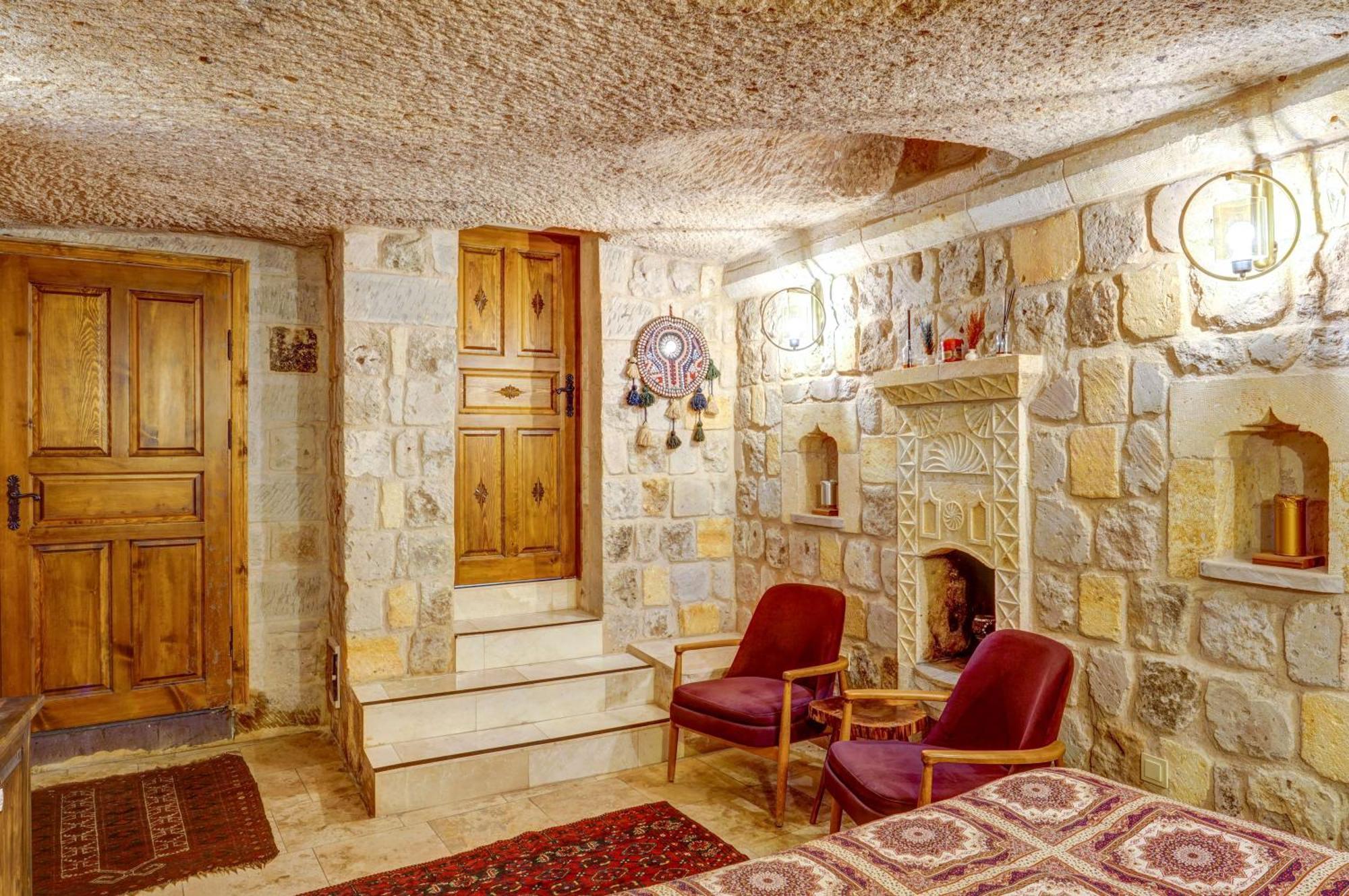 Vasil Cave Hotel Учисар Номер фото