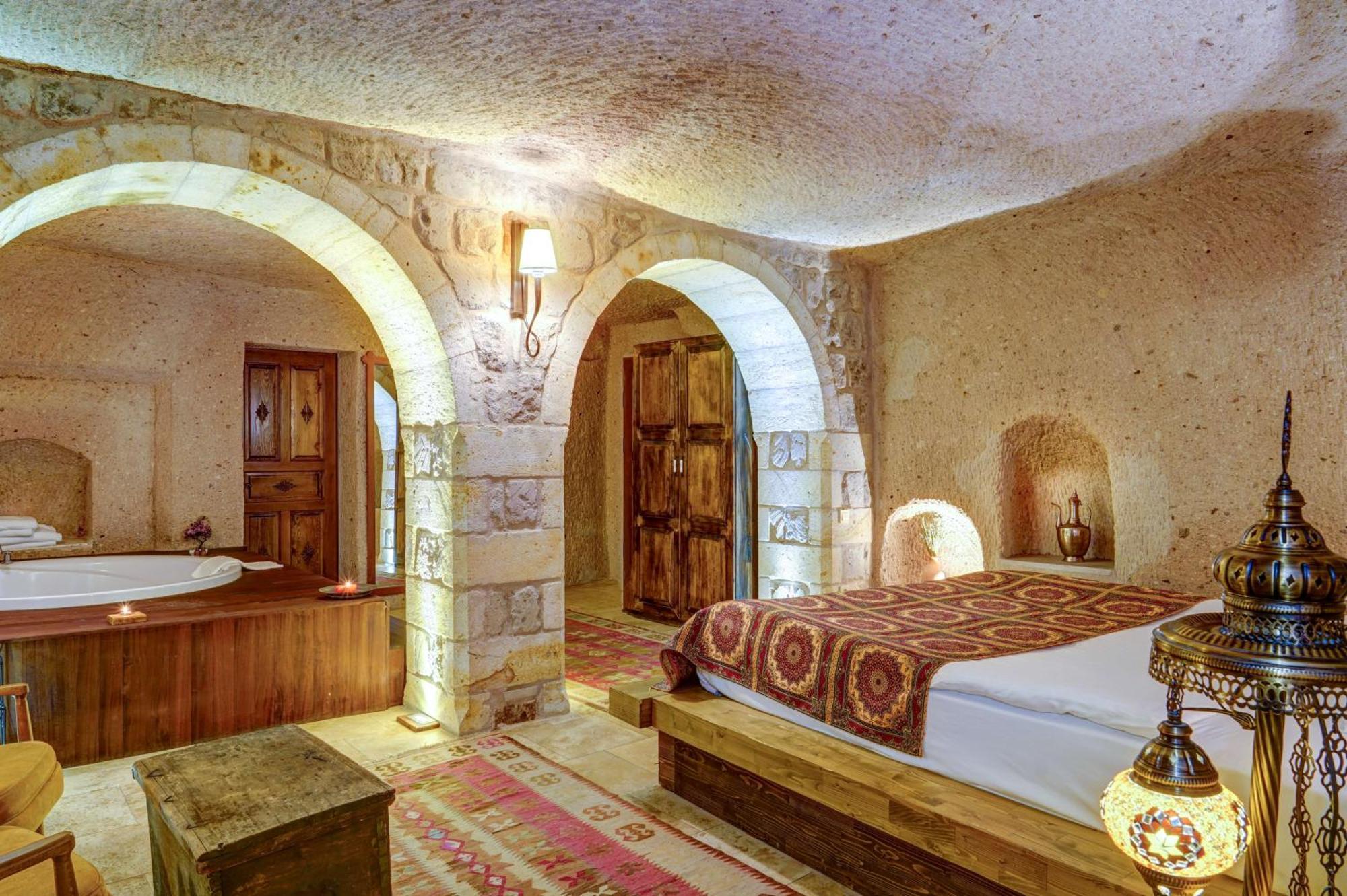 Vasil Cave Hotel Учисар Номер фото