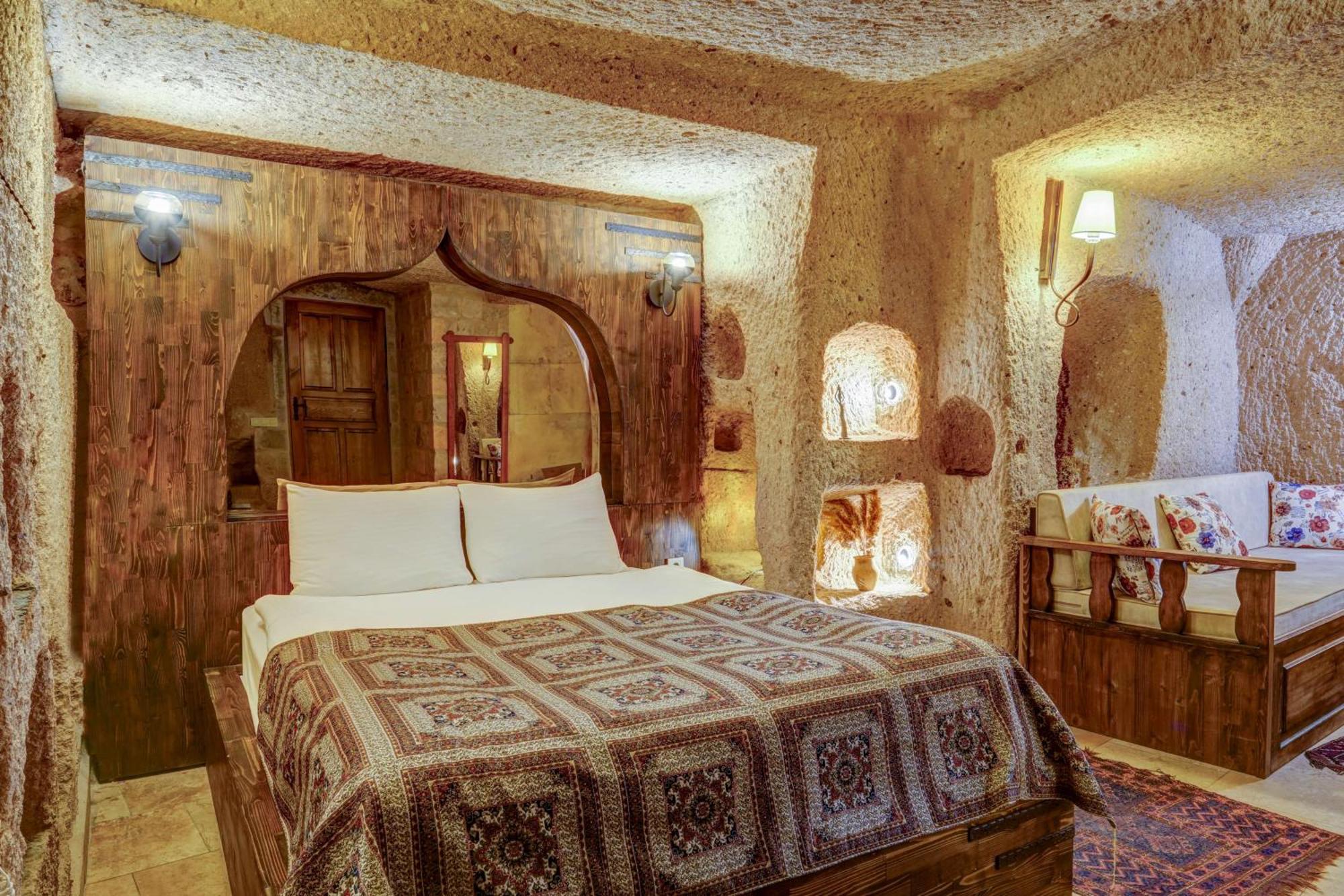 Vasil Cave Hotel Учисар Номер фото
